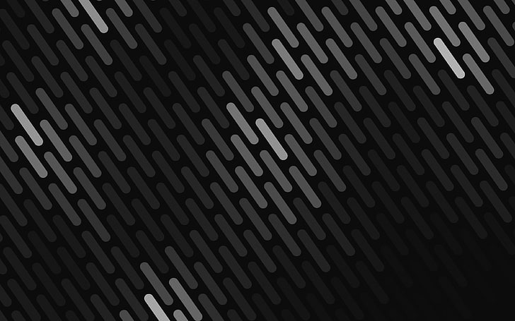 abstract, dark, bw, dots, lines, pattern, HD wallpaper