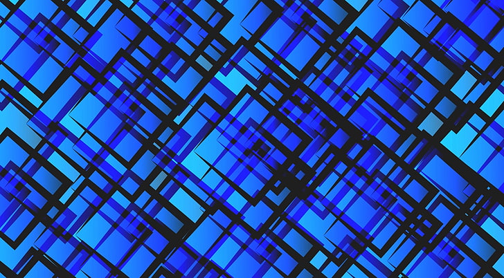 Blue Vector, blue and black abstract digital wallpaper, Aero, Vector Art, facebook, google, yahoo, HD wallpaper