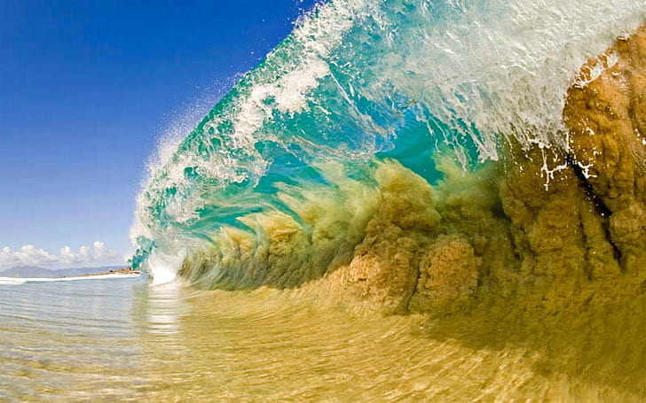 Summer Sea Waves Desktop Wallpaper Hd 1920×1200, HD wallpaper