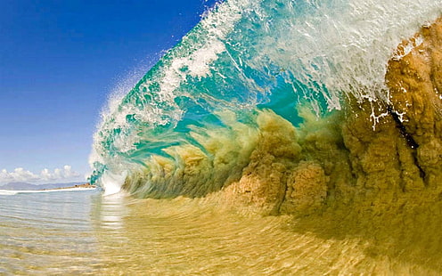 Tapeta na pulpit Summer Sea Waves Hd 1920 × 1200, Tapety HD HD wallpaper