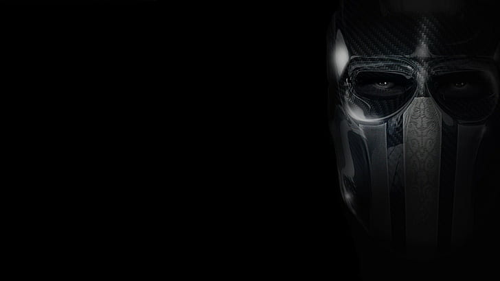 Army of Two Black Mask HD, video games, black, mask, two, army, HD wallpaper