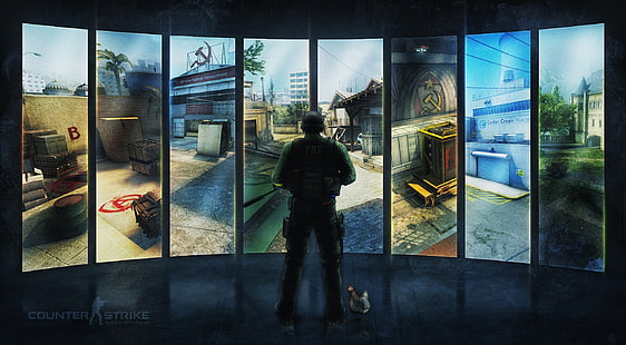 CS GO, Counter Strike wallpaper, Games, Other Games, csgo, counter-strike: global offensive, hd, art, hf, map, maps, HD wallpaper HD wallpaper