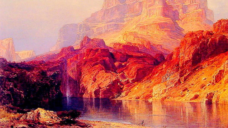 Colman_Samuel_Solomons_Temple_Colorado_1888, HD masaüstü duvar kağıdı