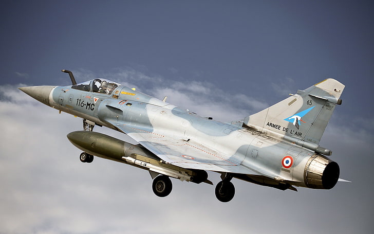 무기, 비행기, Mirage 2000-5FR, HD 배경 화면