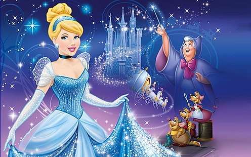 Disney Fairy Tales Princess Cinderella Image сложувалка Hd Wallpaper For Desktop 1920 × 1200, Fond d'écran HD HD wallpaper