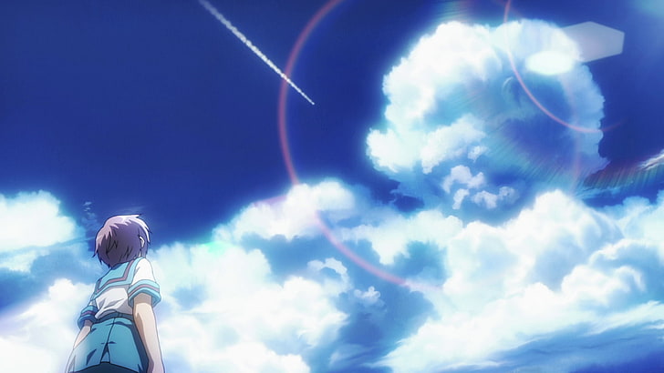 Anime, The Melancholy Of Haruhi Suzumiya, Yuki Nagato, HD tapet