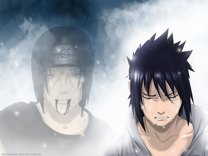 Uchiha Sasuke, Anime, Naruto, Itachi Uchiha, Sasuke Uchiha, HD-Hintergrundbild