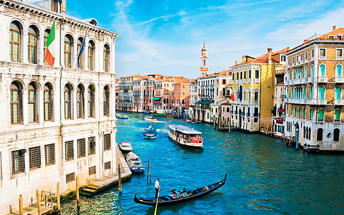 Venedik İtalya 4K 5K, İtalya, Venedik, HD masaüstü duvar kağıdı HD wallpaper