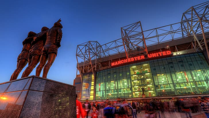 Manchester United, Old Trafford, HD wallpaper
