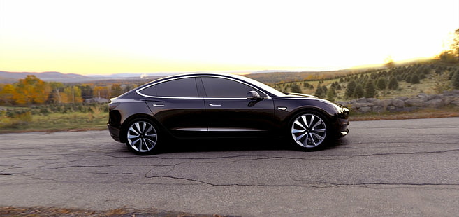 Tesla Motors, Tesla Model 3, Elektroauto, HD-Hintergrundbild HD wallpaper