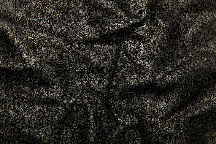 cuero, negro, fondo, textura, arrugas, grietas, Fondo de pantalla HD