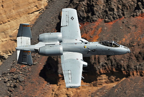 Реактивные истребители, Fairchild Republic A-10 Thunderbolt II, Самолет, Реактивный истребитель, Боевой самолет, HD обои HD wallpaper