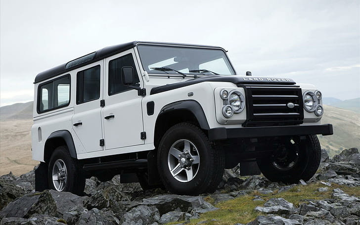 Land Rover Defender Fire Ice Editions 3, white Range Rover Land Rover, Fire, Land, Rover, Defender, Editions, Land Rover, HD tapet
