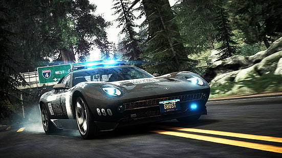 Lamborghini, Miura, Need for Speed: Rivals, Need for Speed, videogiochi, auto, Sfondo HD HD wallpaper