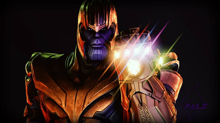 Infinity, Thanos, Gauntlet, 4k, 8k, HD, Wallpaper HD