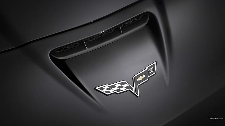 Chevrolet Corvette Z06 Insignia HD, automobili, chevrolet, corvette, z06, insegne, Sfondo HD