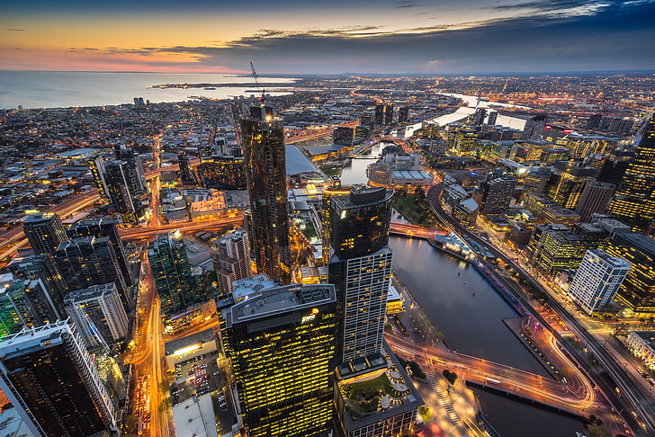 Melbourne, Australia, Eureka Tower, HD wallpaper