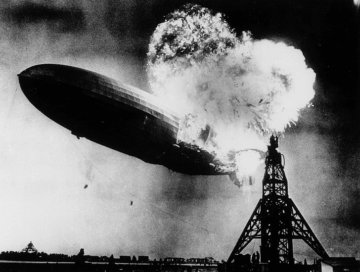 Hindenburg, historia, Zeppelin, HD tapet