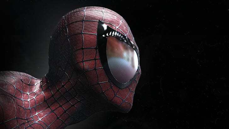 Spiderman, primer plano, ilustraciones, hd, 4k, 5k, artista, arte digital, superhéroes, Fondo de pantalla HD