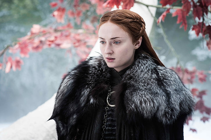 Sansa, 왕좌의 게임 시즌 7, TV 시리즈, 4K, 소피 터너, HD 배경 화면