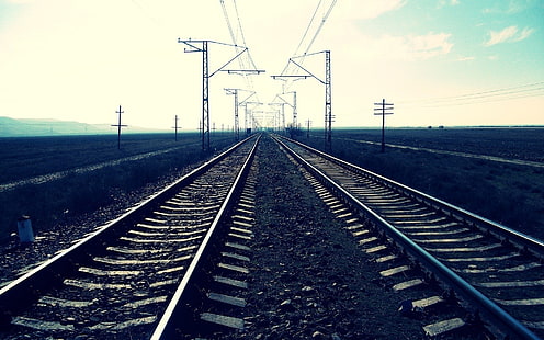 Landschaft, Fotografie, Eisenbahn, HD-Hintergrundbild HD wallpaper