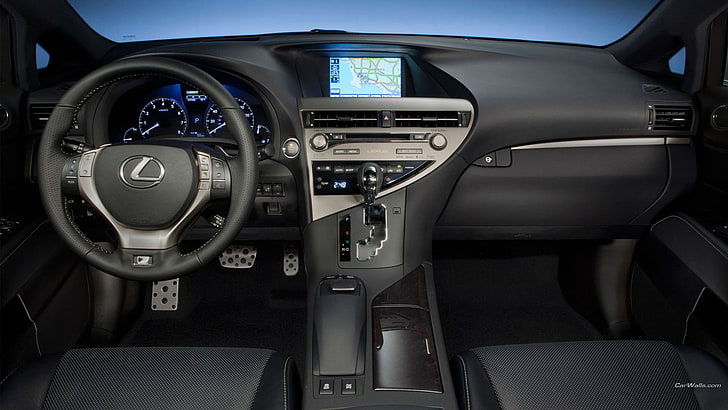 Lexus RX350, Lexus, automóvil, interior del automóvil, vehículo, Fondo de pantalla HD