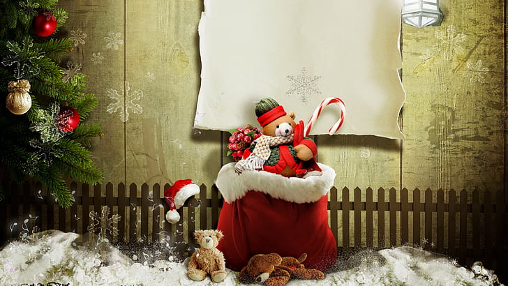 christmas, Gifts, Presents, ultra 4k pics, HD wallpaper
