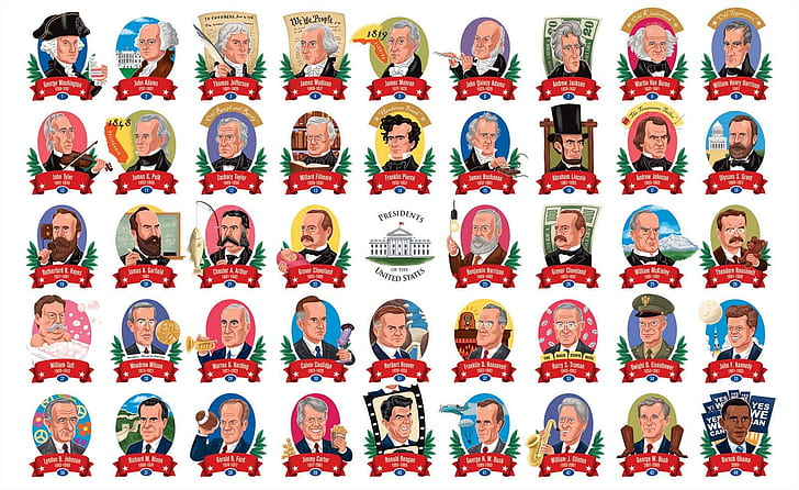 American Presidents, potus, commander-in-chief, presidents-of-the-united-states, american-presidents, HD wallpaper