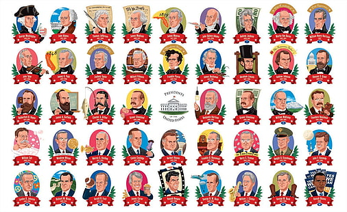 Amerikanska presidenter, potus, befälhavare, USA-presidenter, amerikanska presidenter, HD tapet HD wallpaper