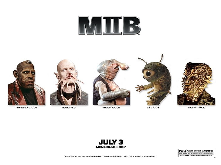 Publicité de film MIB II, films, Men in Black 2, Men in Black, Fond d'écran HD