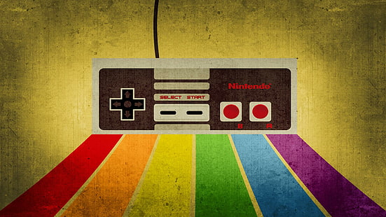 Console de jeu Nintendo, manette de jeu Nintendo grise et noire, jeux, 1920x1080, nintendo, manette, console, Fond d'écran HD HD wallpaper