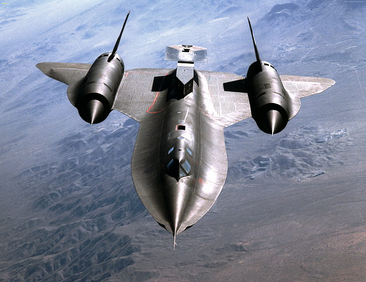 SR-71, U.S. Air Force, Lockheed, aircraft, sky, plane, jet, Blackbird, HD wallpaper
