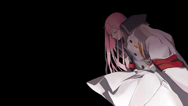 Anime, Liebling im FranXX, Pinkes Haar, Zero Two (Liebling im FranXX), HD-Hintergrundbild