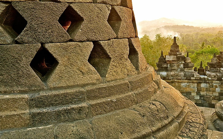 Świątynie, Borobudur, Tapety HD