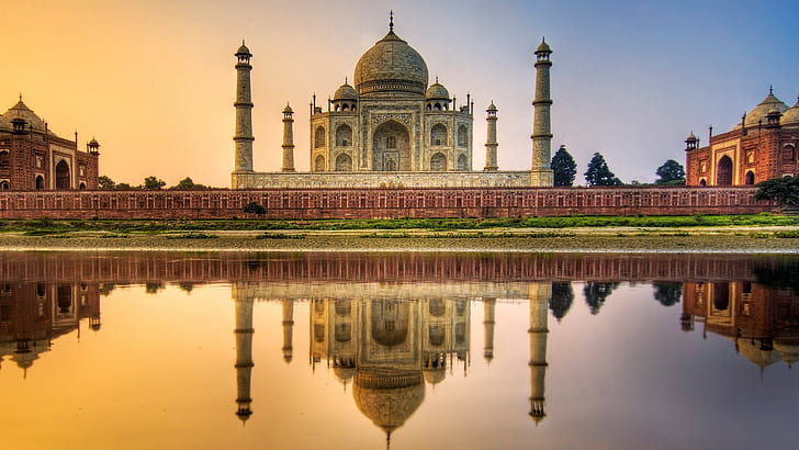 Natur Taj Mahal, HD-Hintergrundbild