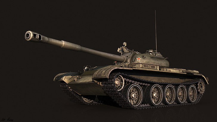 обои боевого танка, танк, СССР, танки, рендер, Т-54, WoT, World of Tanks, Wargaming.Net, BigWorld, HD обои