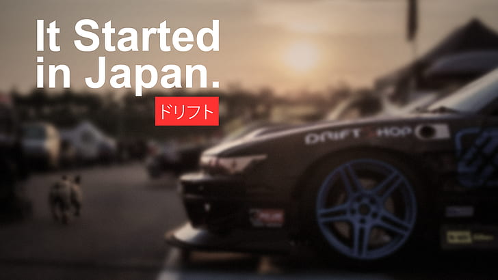bil, Japan, drift, drifting, racing, fordon, japanska bilar, import, tuning, modifierad, Nissan, Silvia, Silvia S13, Det började i Japan, JDM, Tuner Car, HD tapet