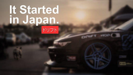 auto, Giappone, deriva, alla deriva, da corsa, veicolo, macchine giapponesi, importazione, tuning, modificato, Nissan, Silvia, Silvia S13, è iniziato in Giappone, JDM, Tuner Car, Sfondo HD HD wallpaper