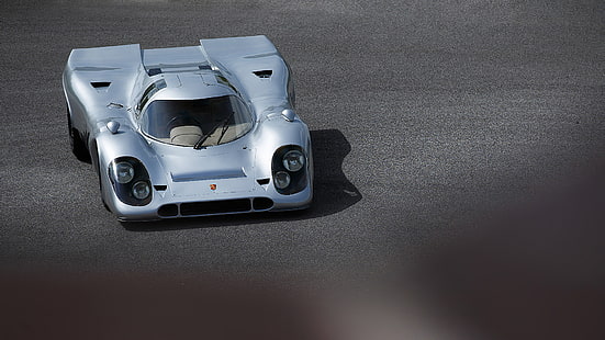 Porsche 917, autos de carrera, Le Mans, autos plateados, Fondo de pantalla HD HD wallpaper