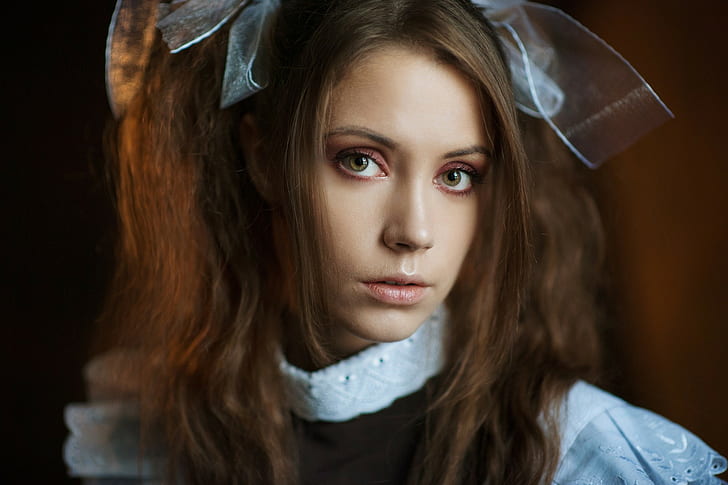 Ksenia Kokoreva, ผู้หญิง, Maxim Maximov, ใบหน้า, แนวตั้ง, วอลล์เปเปอร์ HD