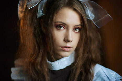 Ksenia Kokoreva, women, Maxim Maximov, face, portrait, HD wallpaper HD wallpaper