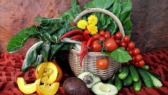 มะเขือเทศ, อาหาร, ผัก, ผลิต, ผัก, พริกไทย, อาหาร, สด, มีสุขภาพดี, แตงกวา, ผลไม้, โภชนาการ, อินทรีย์, สุขภาพ, ดิบ, สลัด, แอปเปิ้ล, ผลไม้, มังสวิรัติ, หัวหอม, ผักกาดหอม, มะเขือเทศ, วิตามิน, ส่วนผสม, ส้ม, กิน, สีเหลือง, กล้วย, วิตามิน, มื้ออาหาร, ความสดใหม่, หวาน, ฉ่ำ, อร่อย, อร่อย, แครอท, ธรรมชาติ, มะนาว, กระเทียม, อาหารค่ำ, วอลล์เปเปอร์ HD HD wallpaper