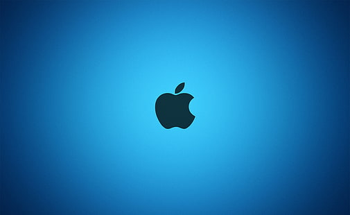 Apple Blue Logo, Ordinateurs, Mac, Bleu, Apple, Logo, Fond d'écran HD HD wallpaper