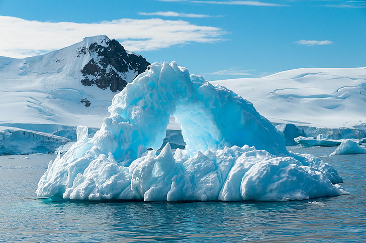 norte, 8k, iceberg, 4k, inverno, 5k, Antártica, HD papel de parede