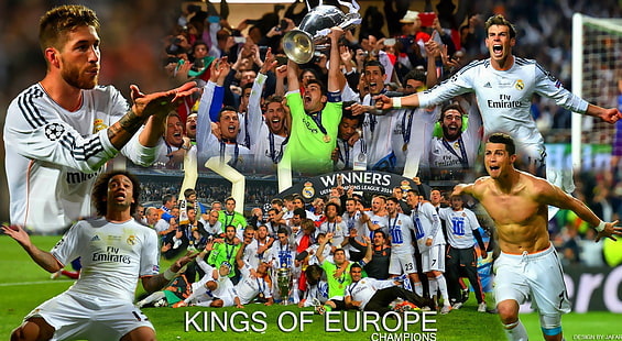 KINGS OF EUROPE, โปสเตอร์แชมป์ Kings of Europe, กีฬา, ฟุตบอล, เรอัลมาดริด, แกเร็ ธ เบล, คริสเตียโนโรนัลโด, แชมเปี้ยนส์ลีก, อาดิดาส, คริสเตียโนโรนัลโดแชมเปี้ยนส์ลีก, แกเร็ ธ เบลแชมเปี้ยนส์ลีก, โรนัลโด, คริสติอาโนโรนัลโดเรอัลมาดริด, เซอร์จิโอรามอส, อิเคอคาซิลล่า , cr7, แชมเปี้ยนส์ลีกรอบชิงชนะเลิศ, เส้นทางสู่ลิสบอน, เซอร์จิโอรามอสเรอัลมาดริด, ไนกี้, ลาเดซิมา, วอลล์เปเปอร์ HD HD wallpaper