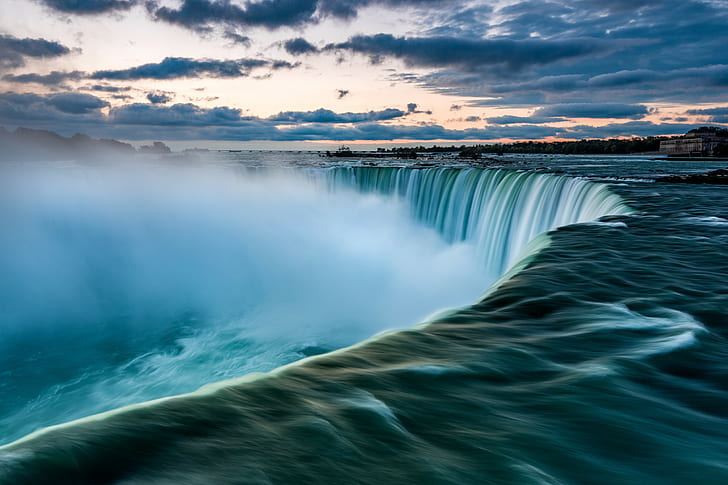 Waterfall, Niagara Falls, 7K, HD wallpaper