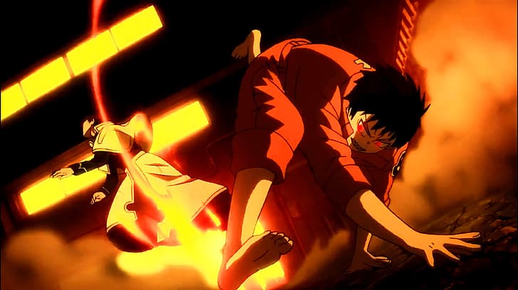 Fire Force, anime, HD wallpaper