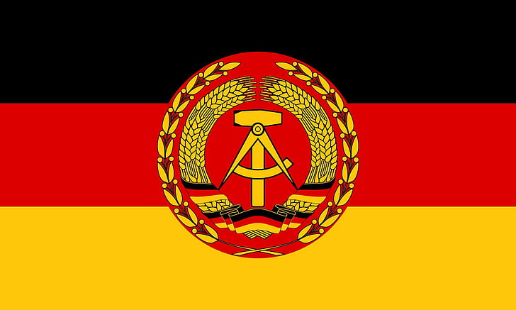 2000px العلم ، الشرق ، ألمانيا svg ، nva، خلفية HD