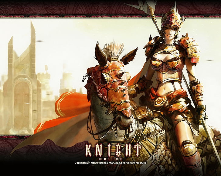 Videospel, Knight Online, HD tapet