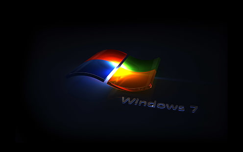 Windows 7 Colourful Square, logo Windows 7, Komputer, Windows 7, wallpaper windows 7, Wallpaper HD HD wallpaper